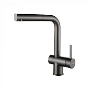 Paulmark Dosse Смеситель для кухни высота излива 25,3 см, цвет: вороненая сталь Do214418-GM