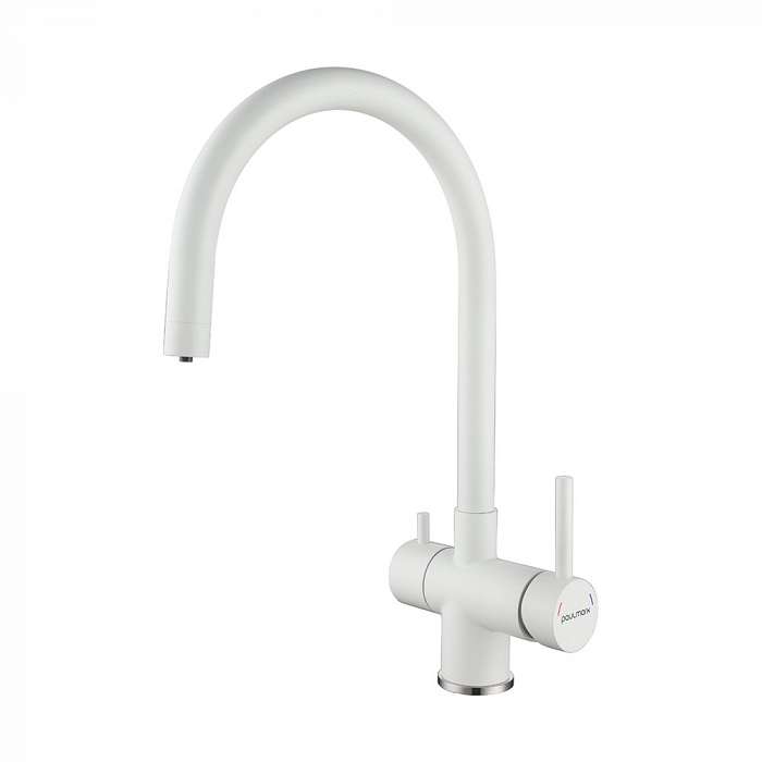 Paulmark Heller Смеситель для кухни высота излива 22,7 см, цвет: белый матовый He213218-431