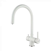 Paulmark Heller Смеситель для кухни высота излива 22,7 см, цвет: белый матовый He213218-431