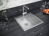 Paulmark Spring Смеситель для кухни высота излива 28,4 см, цвет: нержавеющая сталь Sp212067-SS