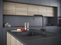 Paulmark Wetter Смеситель для кухни высота излива 26,2 см, цвет: антрацит We213030-401