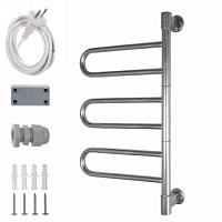 Energy U Chrome Полотенцесушитель электрический 40x74,5h, цвет: хром EETR0UG3K0000000000