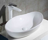 Belbagno Раковина накладная 53х34х16h, цвет: белый BB1362