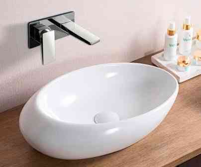 Belbagno Раковина накладная 58,5х37х14,5h, цвет: белый BB1396