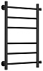 Стилье Версия-Б Полотенцесушитель водяной 40x60h, цвет черный глянцевый 17610-6040