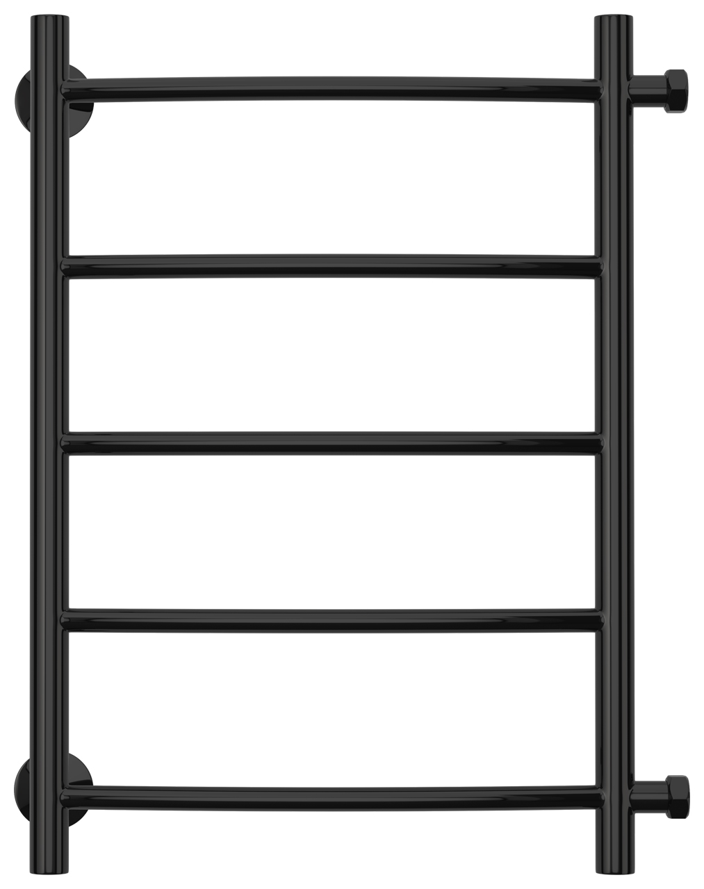 Стилье Версия-Б2 Полотенцесушитель водяной 40x50h, цвет: черный глянцевый 17612-5040