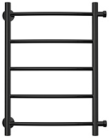 Стилье Версия-Б2 Полотенцесушитель водяной 40x50h, цвет: черный глянцевый 17612-5040