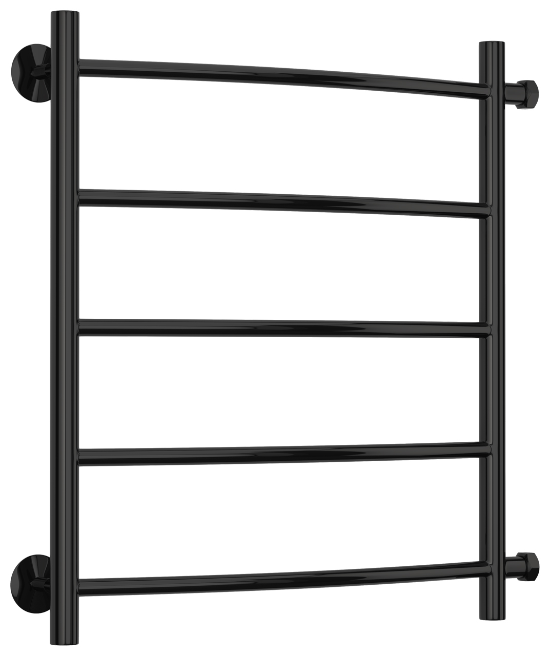 Стилье Версия-Б2 Полотенцесушитель водяной 50x50h, цвет: черный глянцевый 17612-5050