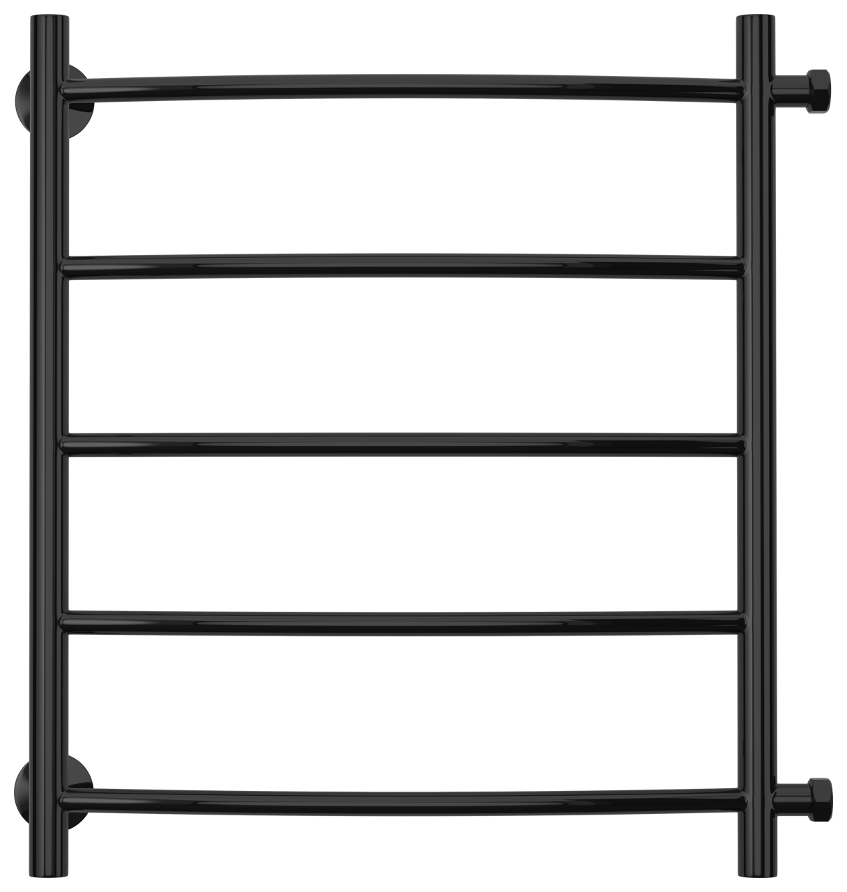 Стилье Версия-Б2 Полотенцесушитель водяной 50x50h, цвет: черный глянцевый 17612-5050