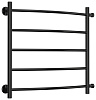 Стилье Версия-Б2 Полотенцесушитель водяной 60x50h, цвет черный глянцевый 17612-5060