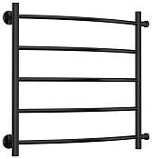 Стилье Версия-Б2 Полотенцесушитель водяной 60x50h, цвет черный глянцевый 17612-5060