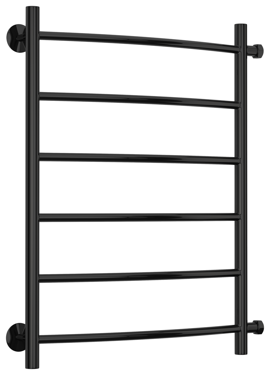 Стилье Версия-Б2 Полотенцесушитель водяной 50x60h, цвет черный глянцевый 17612-6050