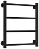 Стилье Версия-КН Полотенцесушитель водяной 50x60h, цвет черный глянцевый 17640-6050