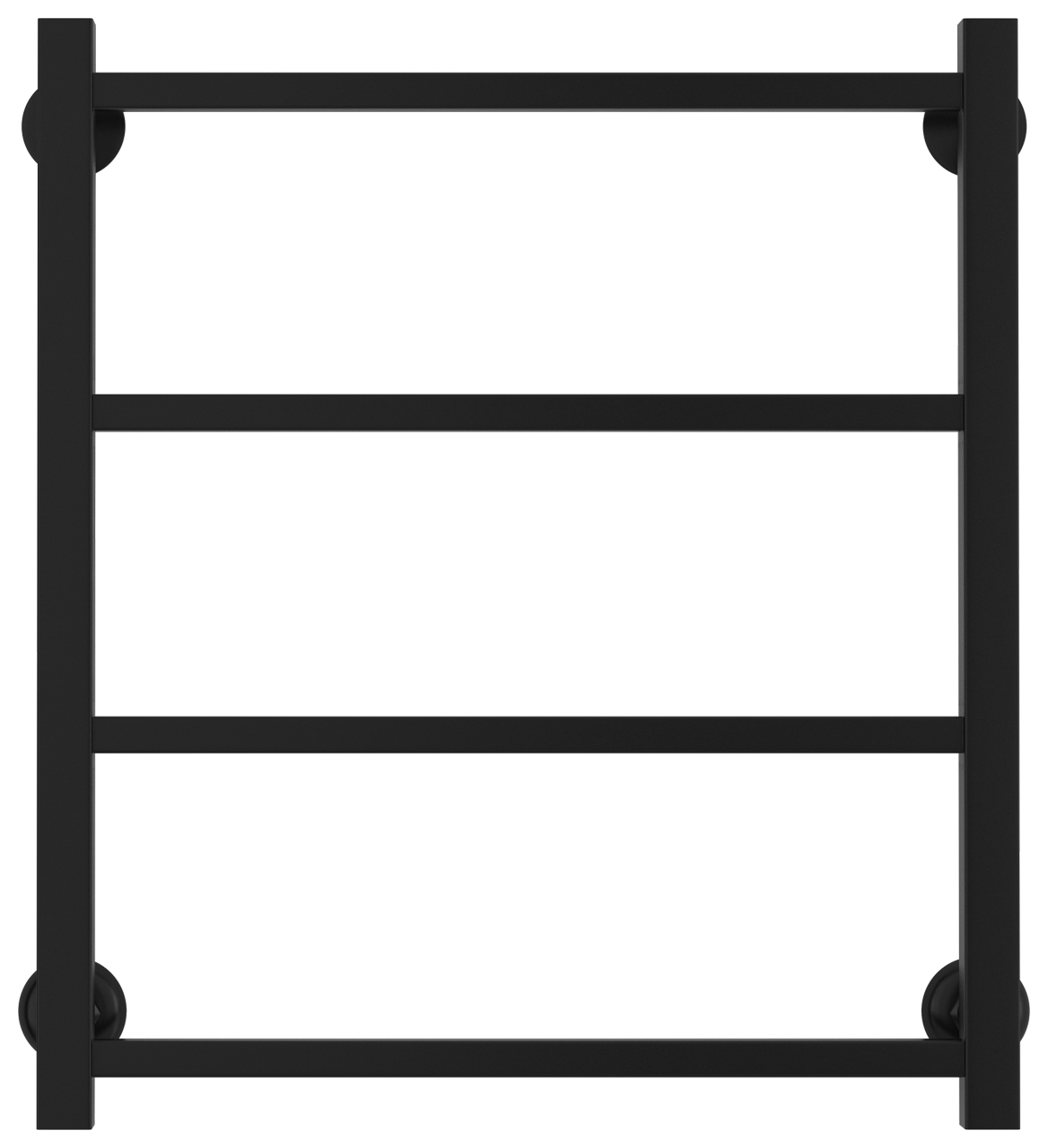 Стилье Версия-КН Полотенцесушитель водяной 50x60h, цвет черный глянцевый 17640-6050