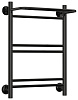 Стилье Версия-Н1 Полотенцесушитель водяной 40x60h, цвет черный глянцевый 17621-6040
