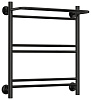 Стилье Версия-Н1 Полотенцесушитель водяной 50x60h, цвет черный глянцевый 17621-6050