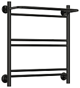 Стилье Версия-Н1 Полотенцесушитель водяной 50x60h, цвет черный глянцевый 17621-6050