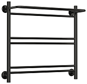 Стилье Версия-Н1 Полотенцесушитель водяной 60x60h, цвет черный глянцевый 17621-6060