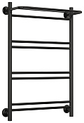 Стилье Версия-Н1 Полотенцесушитель водяной 50x80h, цвет черный глянцевый 17621-8050