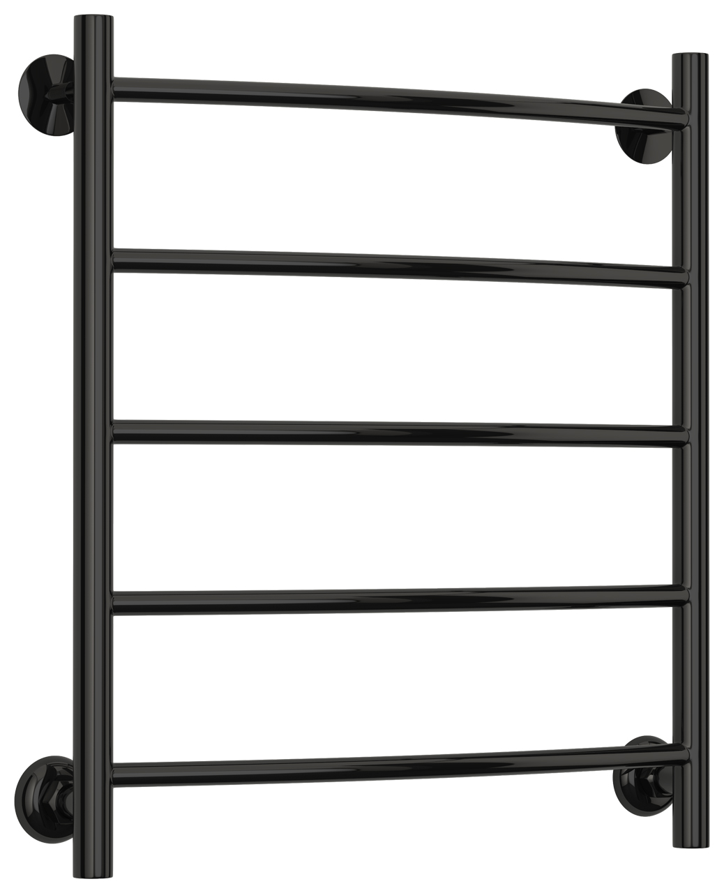 Стилье Версия-Н2 Полотенцесушитель водяной 50x60h, цвет черный глянцевый 17622-6050