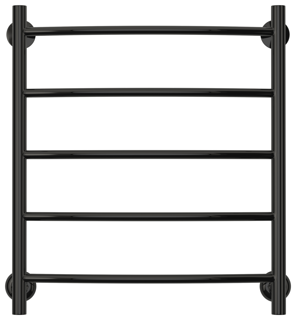 Стилье Версия-Н2 Полотенцесушитель водяной 50x60h, цвет черный глянцевый 17622-6050