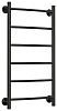 Стилье Версия-Н2 Полотенцесушитель водяной 40x80h, цвет черный глянцевый 17622-8040
