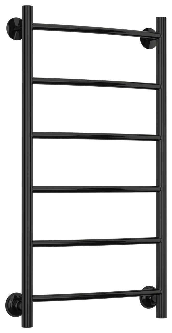 Стилье Версия-Н2 Полотенцесушитель водяной 40x80h, цвет черный глянцевый 17622-8040
