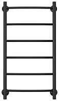 Стилье Версия-Н2 Полотенцесушитель водяной 40x80h, цвет черный глянцевый 17622-8040