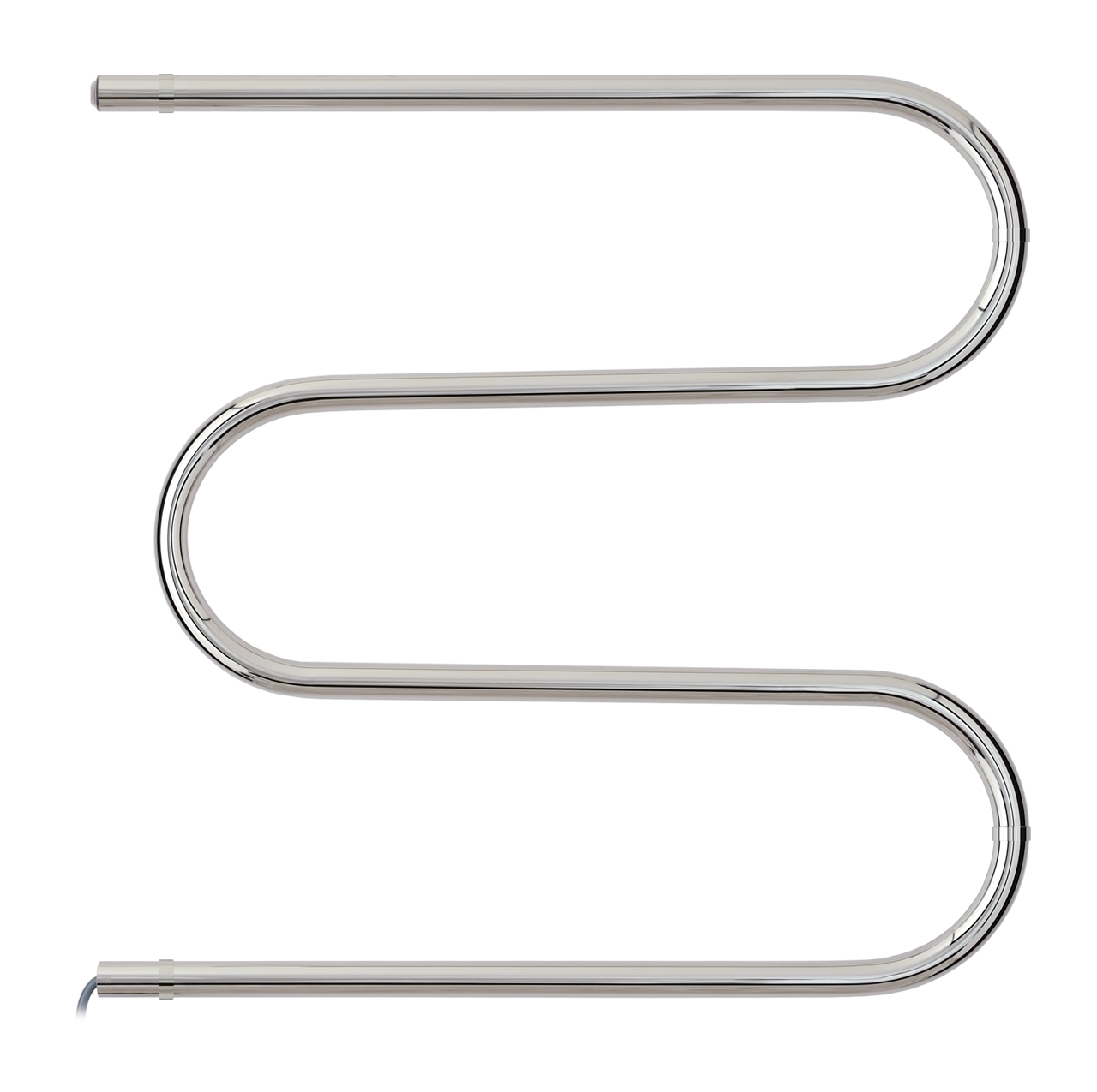 Стилье М-образный Полотенцесушитель электрический 60x60h, цвет без покрытия 00503-6060