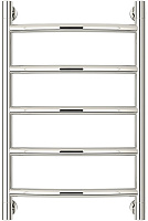 Сунержа Галант+ Полотенцесушитель водяной 40x60h, цвет: без покрытия 00-0200-6040