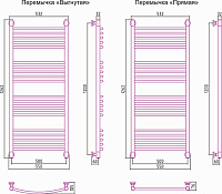 Сунержа Богема+ Полотенцесушитель водяной 50x120h, цвет: без покрытия 00-0221-1250