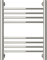 Сунержа Богема+ Полотенцесушитель водяной 40x50h, цвет: без покрытия 00-0220-5040