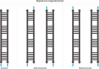 Сунержа Богема+ Полотенцесушитель водяной 15x120h, цвет: без покрытия 00-0220-1215