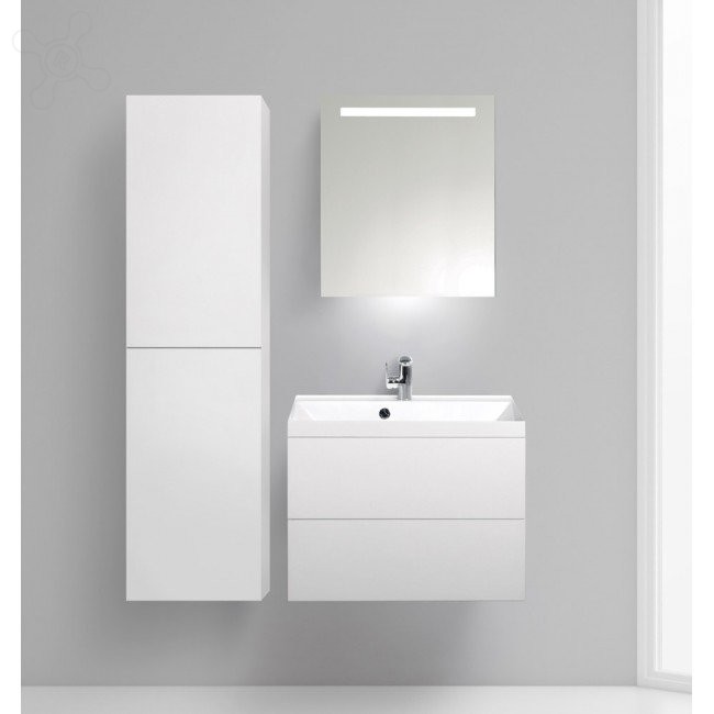 BelBagno Раковина из литьевого мрамора, 70x45xh15 см. , цвет: белый BB700/450-LV-MR-AST