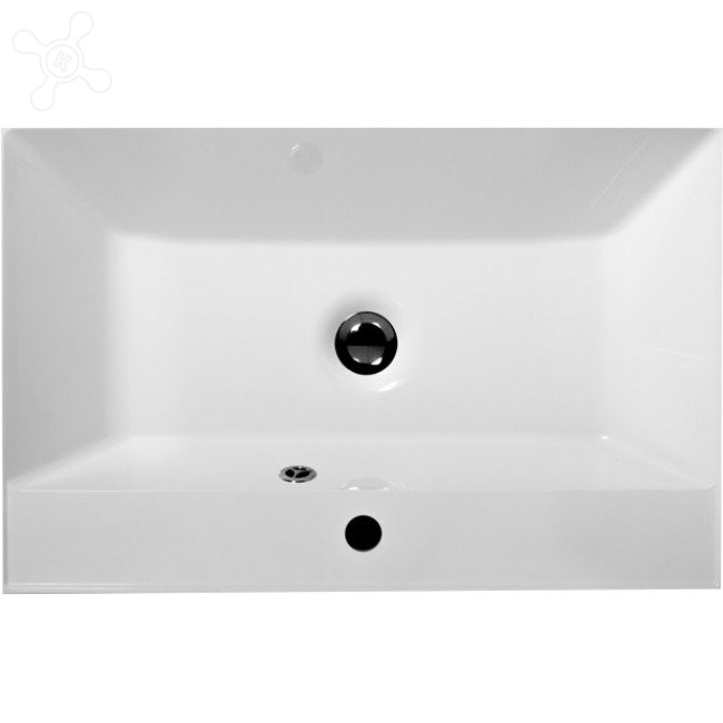 BelBagno Раковина из литьевого мрамора, 70x45xh15 см. , цвет: белый BB700/450-LV-MR-AST