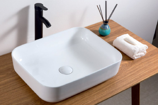 Belbagno Раковина накладная 50x39х13h см, цвет: белый глянцевый BB1304