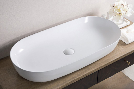 Belbagno Раковина накладная 40,5х81,5х13,5h, цвет:белый BB1349