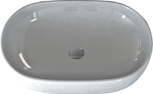 Cezares Bellagio Раковина чаша 60х42 см, без перелива, цвет: bianco 50179