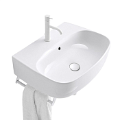 Kerasan Nolita Раковина подвесная/накладная 60х45 см, с 1 отверстием под смеситель, цвет: Bianco 534101*1