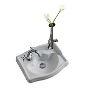 Kerasan Retro Раковина подвесная 41x30 см, с 1 отверстием под смеситель слева, цвет: Bianco 103301*1 sx