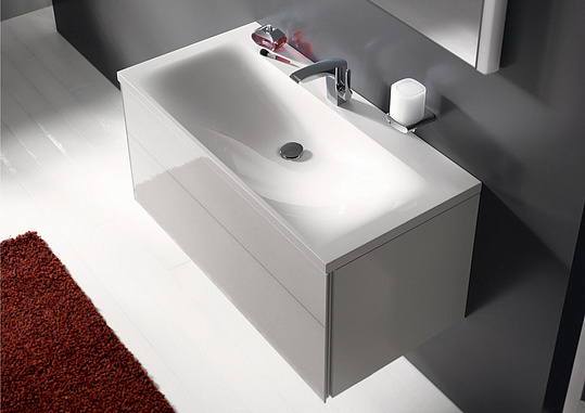 Keuco Royal Reflex Раковина накладная, прямоугольная 100x49x3h см, цвет: белый 34071 311001