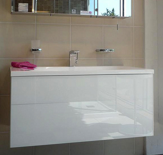 Keuco Royal Reflex Раковина накладная, прямоугольная 100x49x3h см, цвет: белый 34071 311001