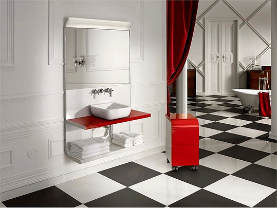 Roca Khroma Раковина чаша 40х40х15h см, без перелива, цвет: белый глянцевый 327654000