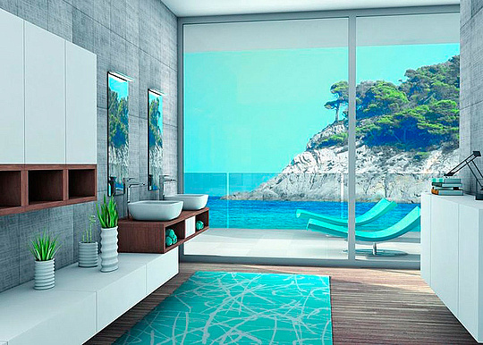 Roca Khroma Раковина чаша 40х40х15h см, без перелива, цвет: белый глянцевый 327654000