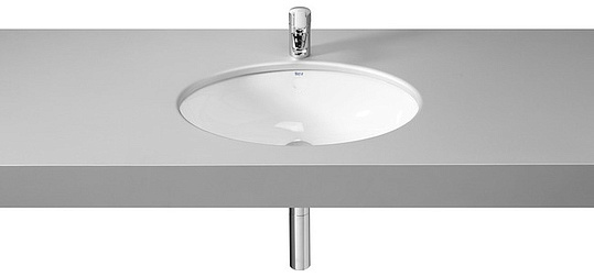 Roca Neo Selene Раковина встраиваемая снизу 51х39,5 см, с переливом, без д/к, цвет: белый глянцевый 322307000