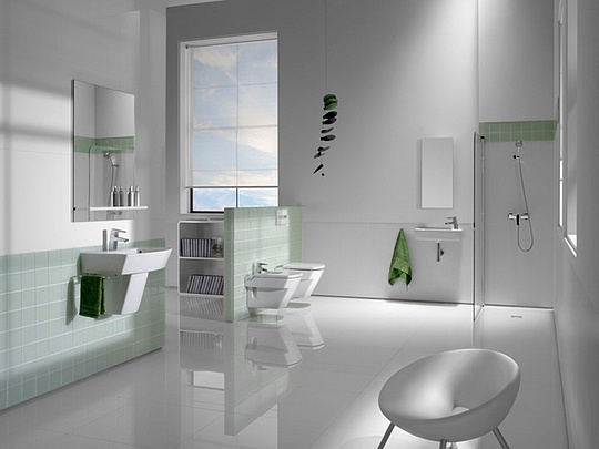 Roca Hall Раковина подвесная 50х25 см, с переливом, без донного клапана, цвет: белый глянцевый 325883000