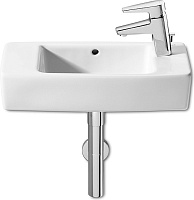 Roca Hall Раковина подвесная 50х25 см, с переливом, без донного клапана, цвет: белый глянцевый 325883000