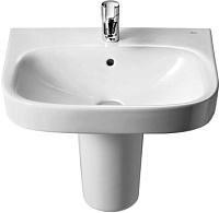 Roca Debba Раковина подвесная 55х44 см, с переливом, без донного клапана, цвет: белый глянцевый 32799500Y