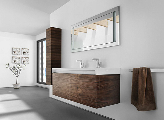 Roca Stratum Раковина подвесная 130х50 см, двойная, без перелива, цвет: белый глянцевый 327630000