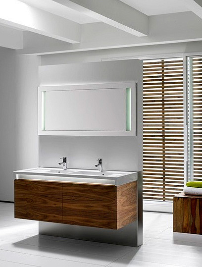 Roca Stratum Раковина подвесная 130х50 см, двойная, без перелива, цвет: белый глянцевый 327630000